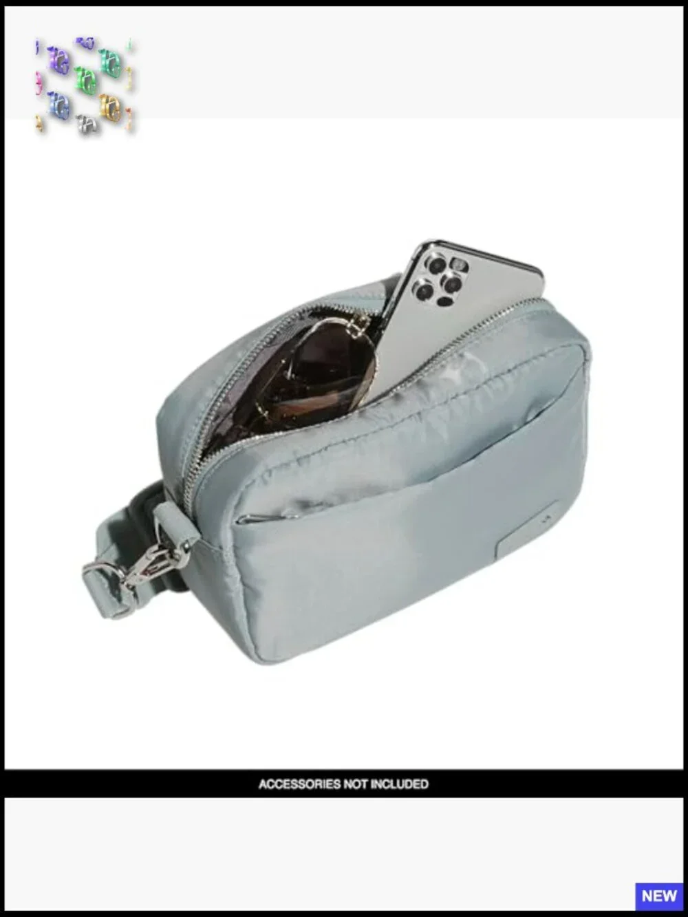 Premium Crossbody Bag Adjustable Strap Multiple Pockets Durable Polyester Chic
